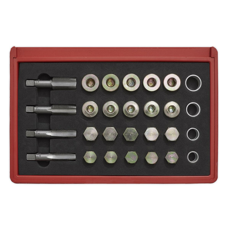 Sealey Drain Plug Thread Repair Set VS660 Sealey - Dynamic Drive