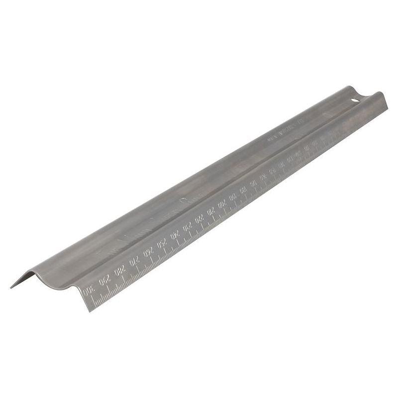 Maun Metal Safety Rule Imperial 12in Maun - Dynamic Drive