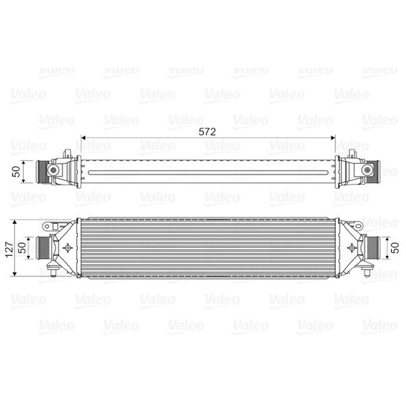 Valeo Intercooler (Charge Air Cooler) 818824