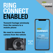 Ring Car Dash Camera Motion Sensor HD 1296p Wi-Fi & App Enabled GPS Driving Ring Automotive  - Dynamic Drive