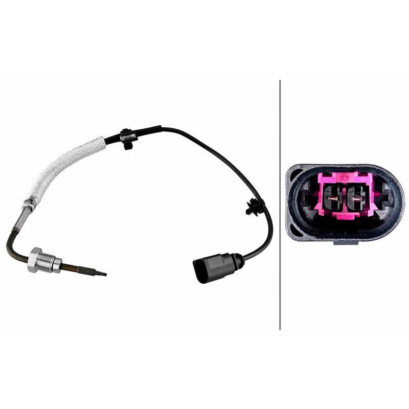 Hella Exhaust Gas Temperature Sensor before exhaust turb fits Audi A6 Allroad C7