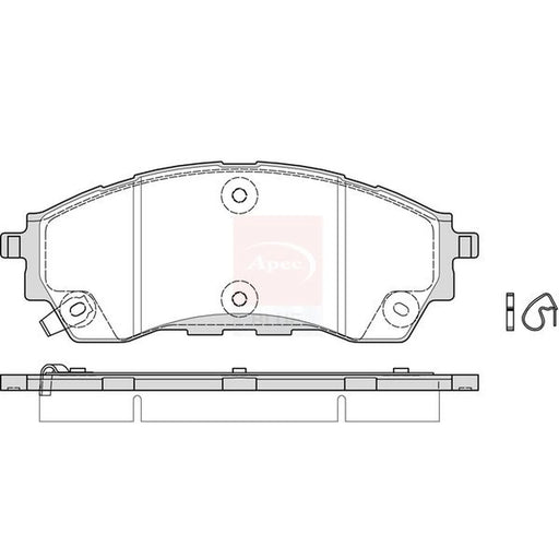 Apec Front Brake Pad Set PD4035