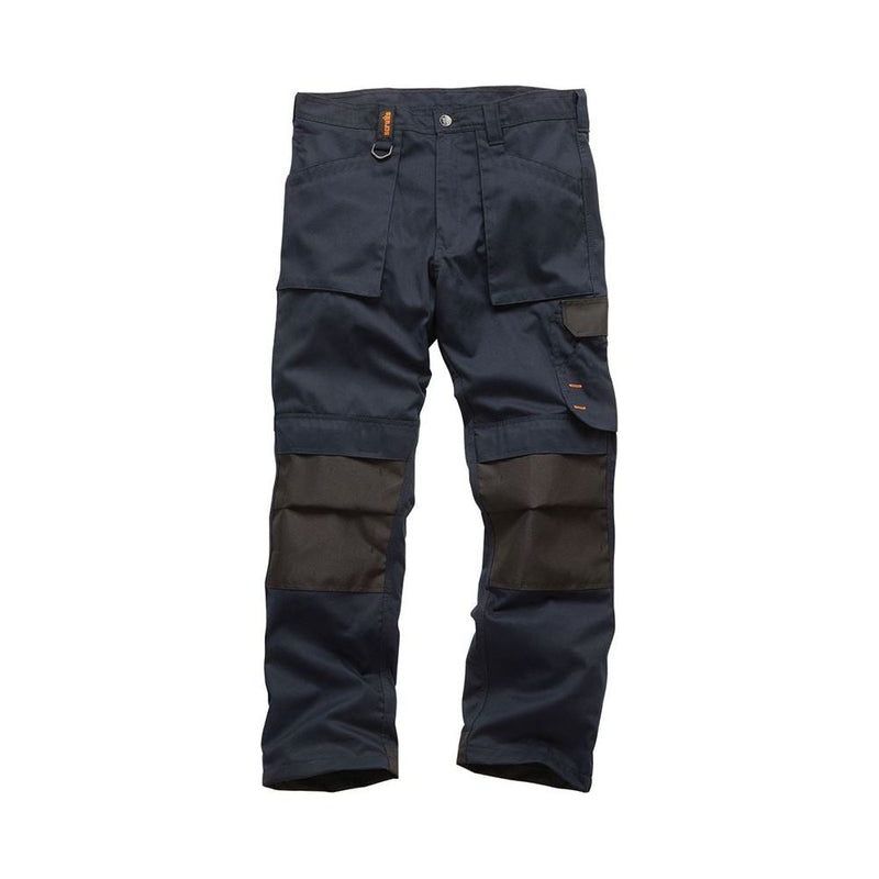 Scruffs Worker Trousers Navy 30S Scruffs - Dynamic Drive