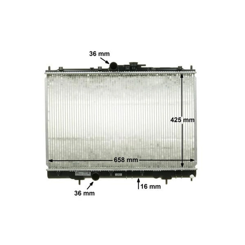 Mahle Engine Radiator fits Mitsubishi Shogun Pinin I 1999-2007 1.8 2.0