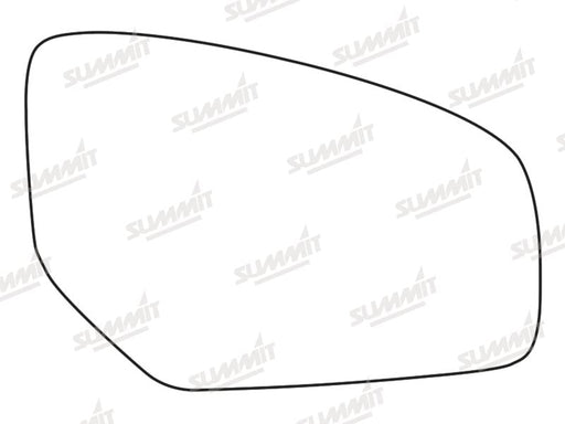 Summit Stick-On Standard Mirror Glass fits Honda Civic RHS Summit - Bars 4 Cars