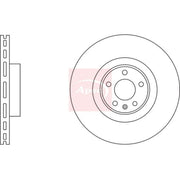 Apec 2 x Vented Brake Discs fits Audi A6 Allroad C7 2012-2018 3.0