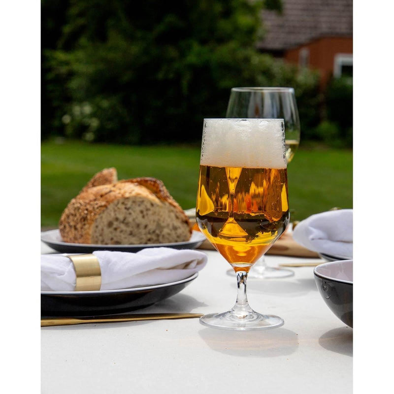 Gimex Solid Line Beer Glass 430ml 2 Pieces Gimex - Dynamic Drive