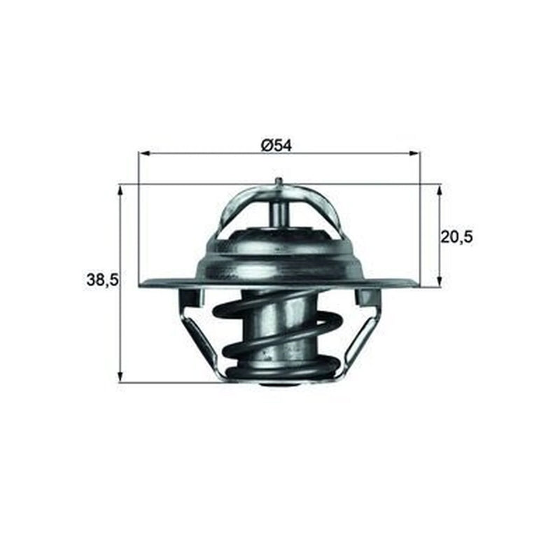 Mahle Thermostat,Coolant fits Mercedes-Benz Sl 1955-1963 121.040 121.042
