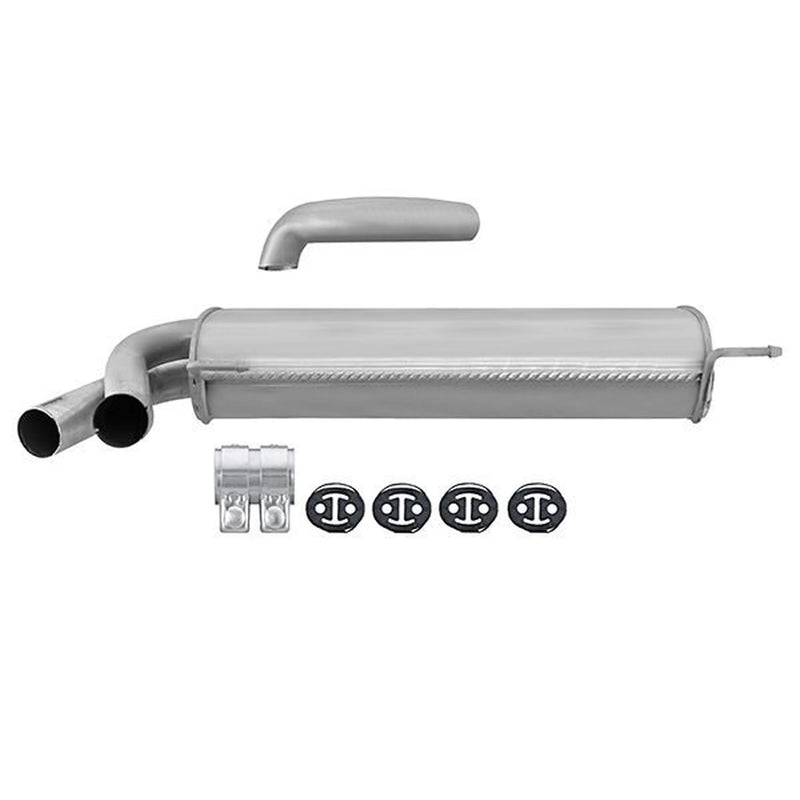 Hella End Silencer Rear fits Citroën Relay III 2006-2016 2.2