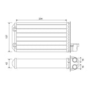 Valeo Heater Matrix Core Heat Exchanger 883965