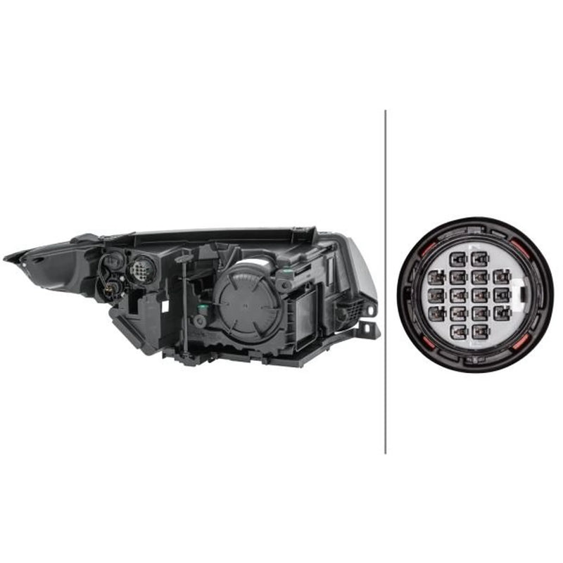 Hella Headlight Headlamp PSY24W Left fits Austin Princess 2 1978-1982