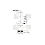 BGA Engine Exhaust Valve 25mm Head V161221