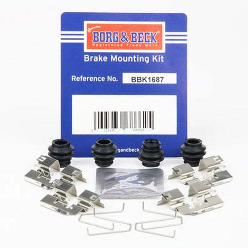 Borg & Beck Brake Pad Accessory Fitting Kit Rear BBK1687