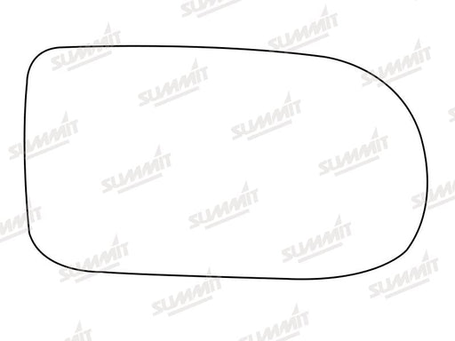 Summit Stick-On Standard Mirror Glass fits Renault Espace Mk2 RHS Summit - Bars 4 Cars