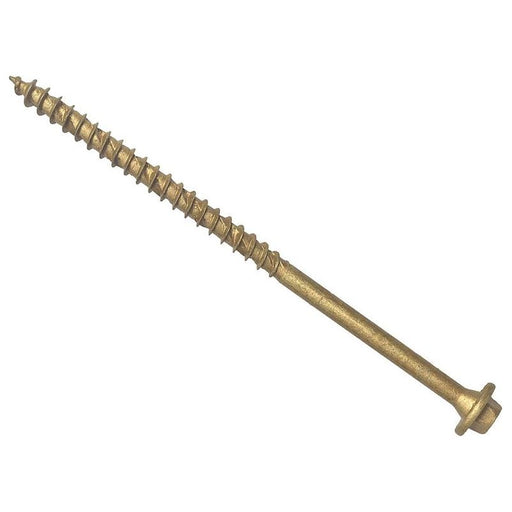 Forgefix Hexagonal/TORX® Compatible Timber T30 Screws Tan 7x250mm Tub 40 ForgeFix - Dynamic Drive