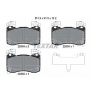Textar Front Brake Pad Set 2285801