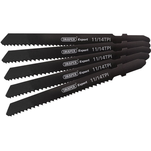 Draper DT118B Jigsaw Blade Set, 92mm (5 Piece) 81730 Draper - Dynamic Drive