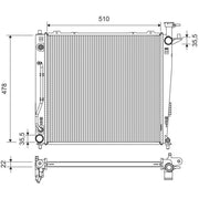 Valeo Engine Radiator 701359