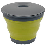 Collaps Bucket with Lid Green: Compact and Collapsible Camping Bucket with Lid Outwell - Dynamic Drive