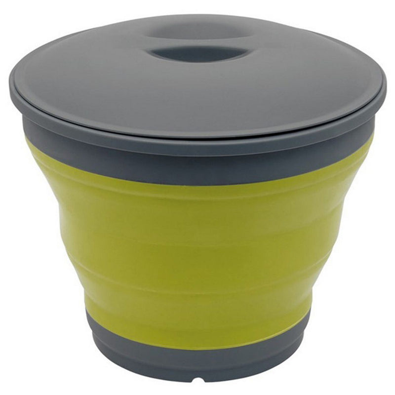 Collaps Bucket with Lid Green: Compact and Collapsible Camping Bucket with Lid Outwell - Dynamic Drive