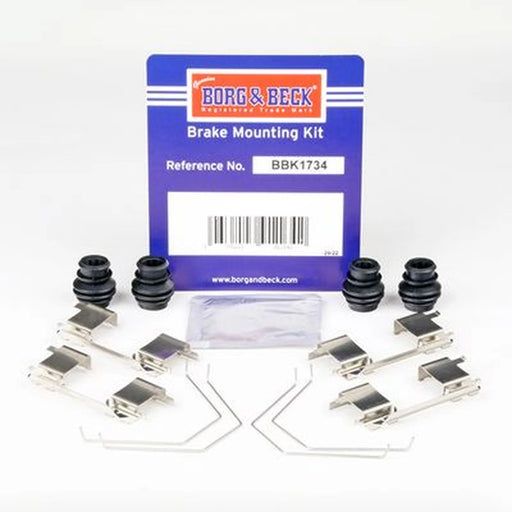 Borg & Beck Brake Pad Accessory Fitting Kit Front BBK1734