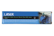 Laser Magnetic Multi-Groove Bench Vice Soft Jaws 155mm Laser - Dynamic Drive