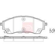 Apec Front Brake Pad Set fits Ford Ranger 2011 on 2.5