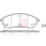 Apec Front Brake Pad Set PAD2343