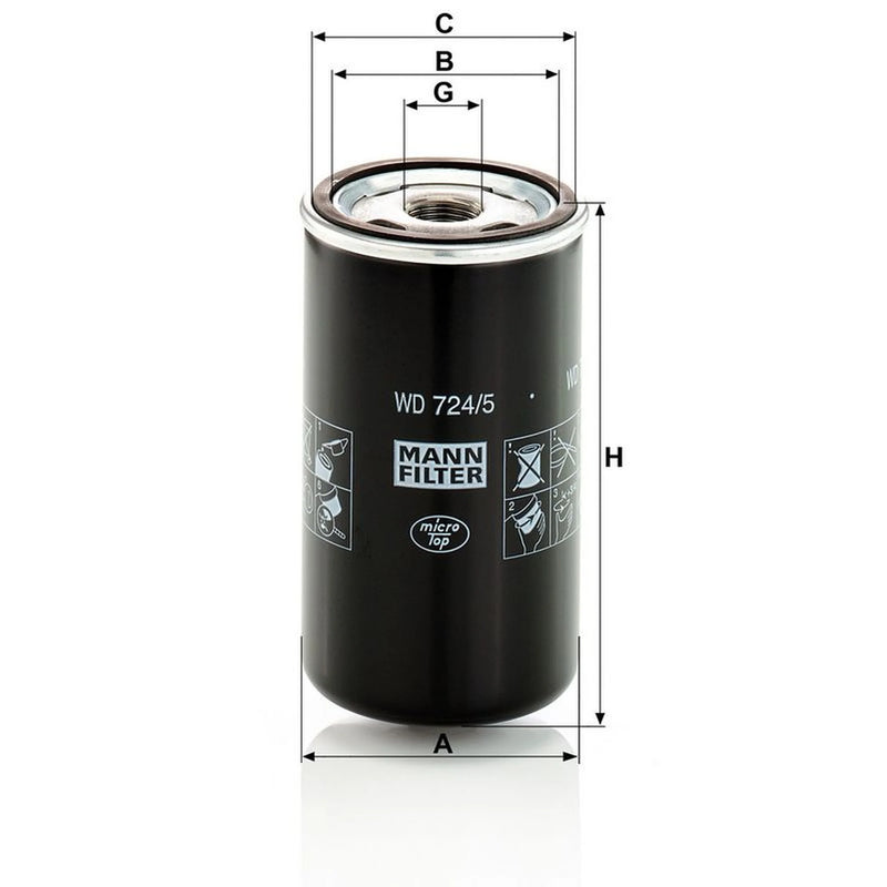 MANN-FILTER Hydraulic Oil Filter