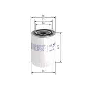Bosch Engine Oil Filter fits Iveco Turbostar 1989-1993