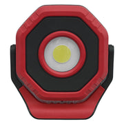 Sealey LED700PR Rechargeable Pocket Floodlight with Magnet 360° 7W COB LED - Red Sealey  - Dynamic Drive