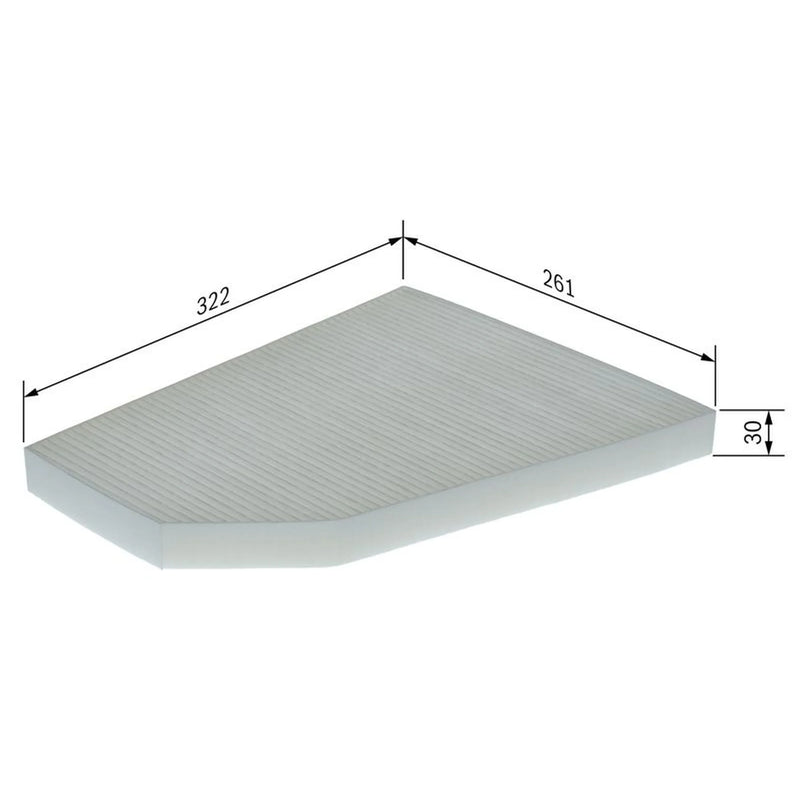 Bosch Cabin Air Filter (Pollen Filter) Interior fits Tesla Model X 2015-2026