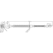 Juratek Brake Hydraulic Hose Line Front Right JBH1215R