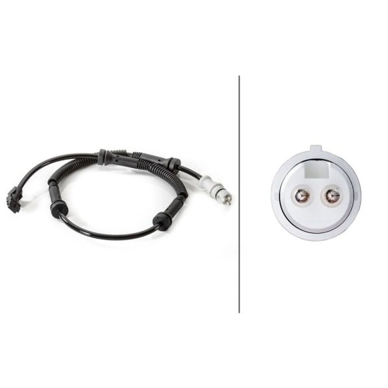 Hella ABS Wheel Speed Sensor Front fits Opel Vivaro A 2001-2014 1.9 2.0 2.5