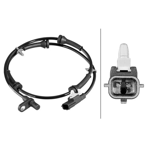 Hella ABS Wheel Speed Sensor Rear fits Nissan Qashqai II 2013-2015