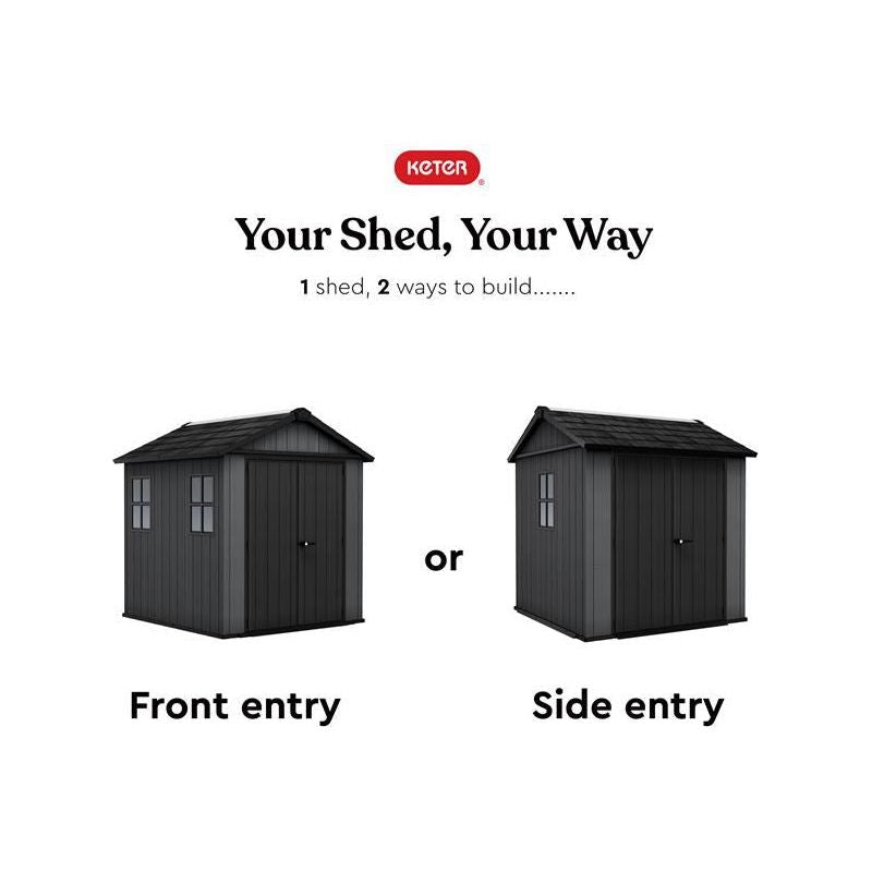 Keter Newton Plus Shed 7.5 x 7ft Keter - Dynamic Drive