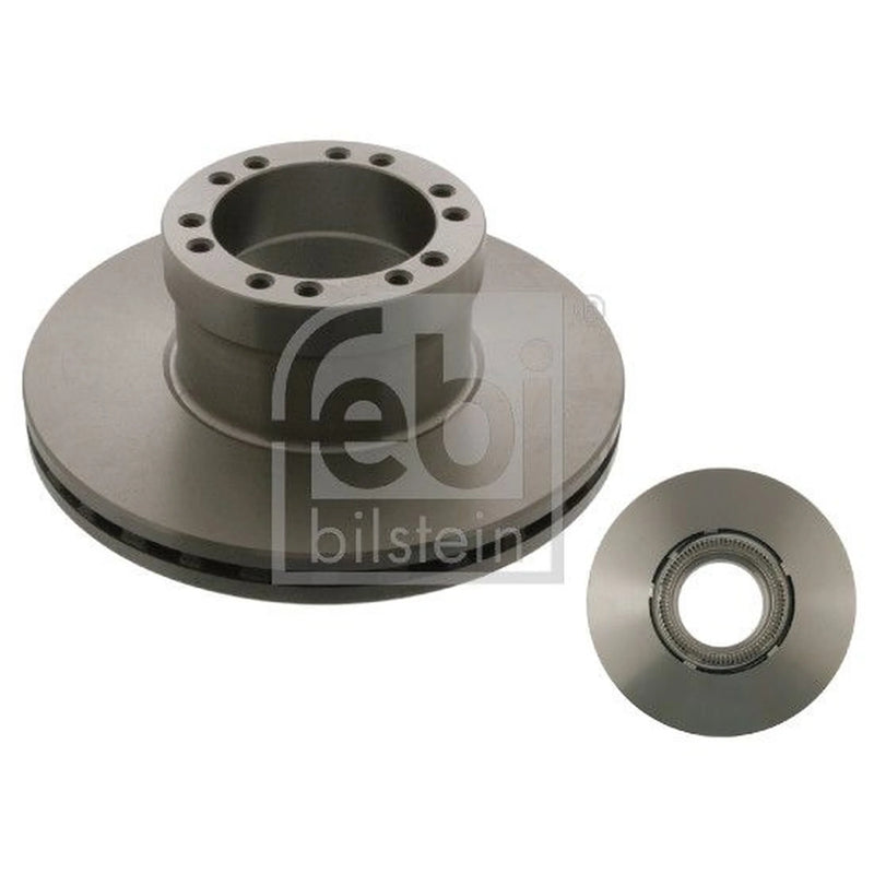 Febi 2 x Internally Vented Front Brake Discs 29156