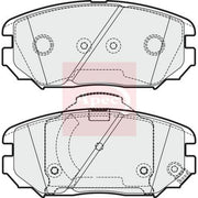 Apec Front & Rear Brake Discs & Pads fits Hyundai Tucson 2004-2012 2.0