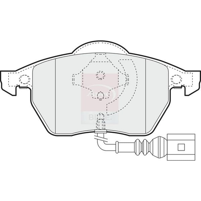 Apec Front Vented & Rear Vented Brake Discs & Pads fits VW Polo IV 2006-2009 1.8