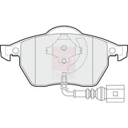 Apec Front & Rear Pads fits VW New Beetle 2000-2001 3.2