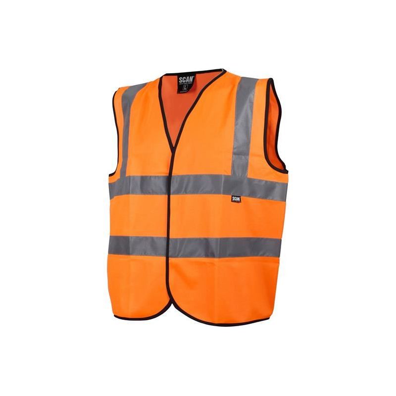 Scan Hi-Vis Waistcoat Orange - L (44in) Scan - Dynamic Drive