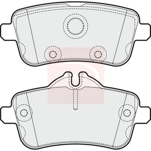 Apec Rear Brake Pad Set PAD1929
