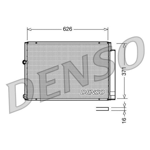 Denso Air Conditioning Condenser fits Toyota Prius Liftback 2003-2009 1.5