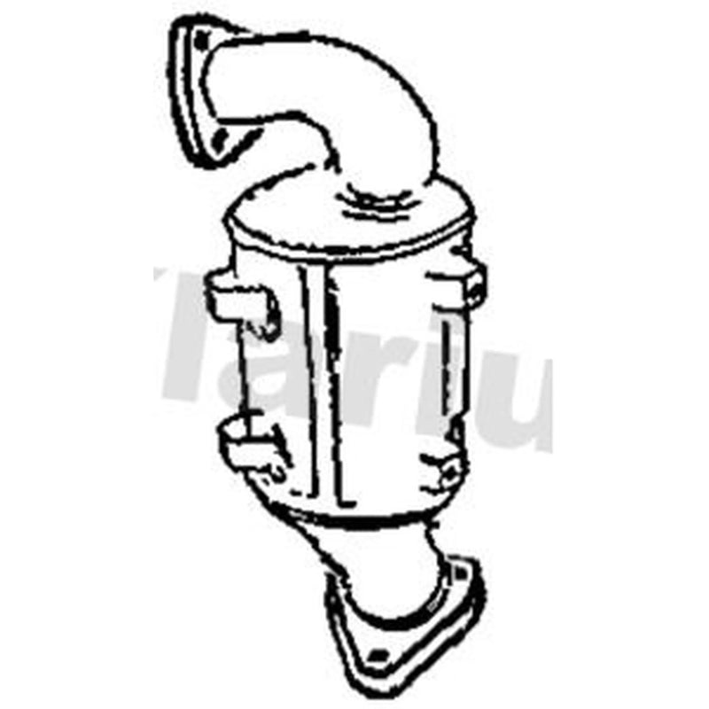 Klarius Catalyst Type Approved With Pipe fits Opel Karl 2015-2018 1.0