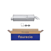 Hella End Silencer Rear fits Peugeot 106 I 1991-1994 1.4