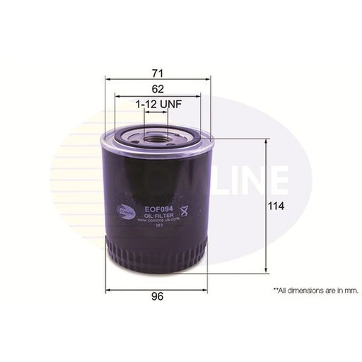 Comline Engine Oil Filter fits Aston Martin DB7 Vantage 1994-1999 3.2