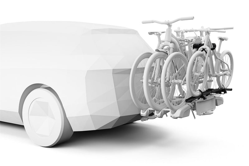 Thule EasyFold 3 Three-bike platform towbar bike rack black Thule - Bars 4 Cars