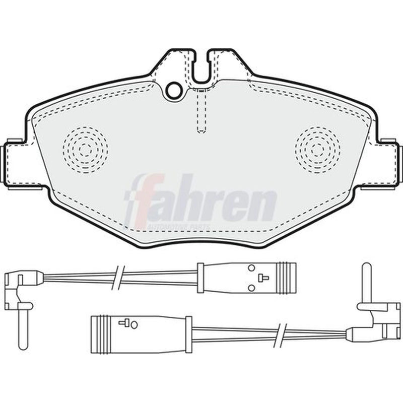 Fahren Front Brake Pad Set FBP3330