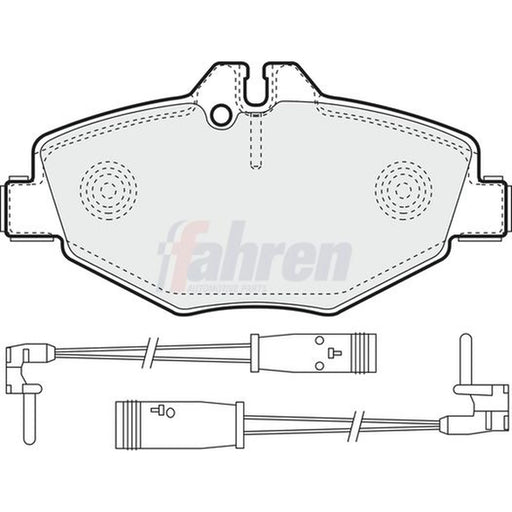Fahren Front Brake Pad Set FBP3330