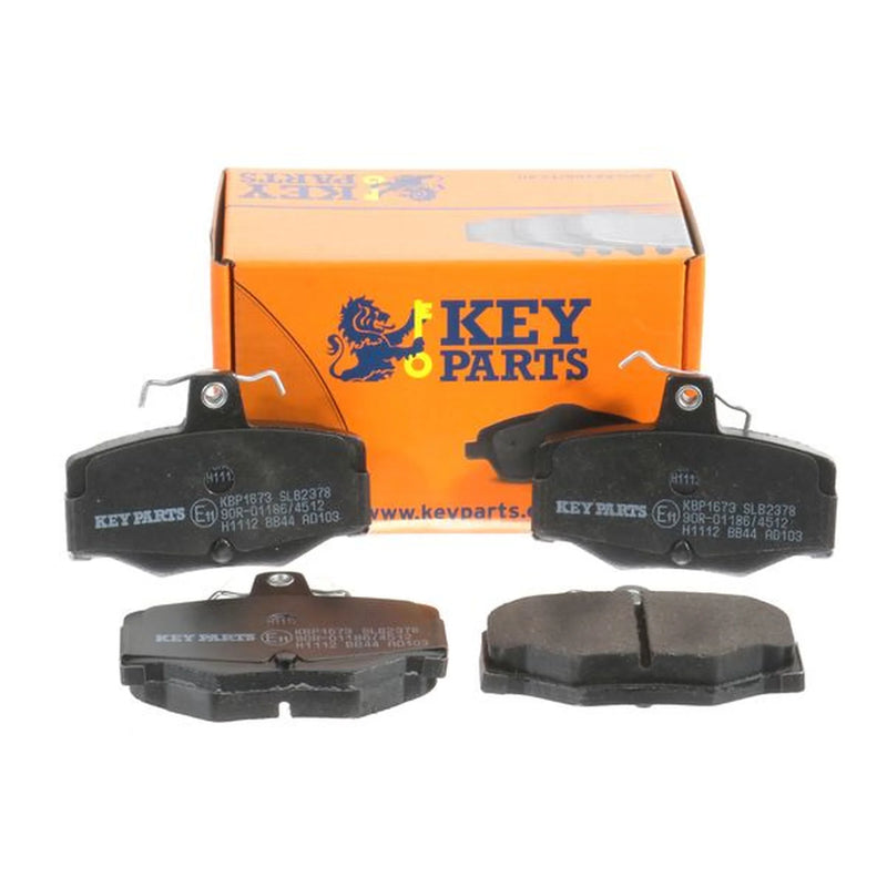 Key Parts Front & Rear Pads fits Nissan Almera Tino 2000-2006 1.8 2.0 2.2